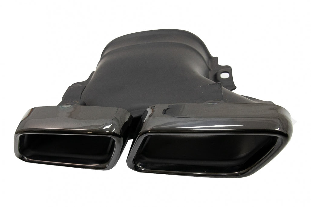 Exhaust Muffler Tips E63 Design Black for Mercedes E-Class W213  GLC X253 C253 (2015–Up)