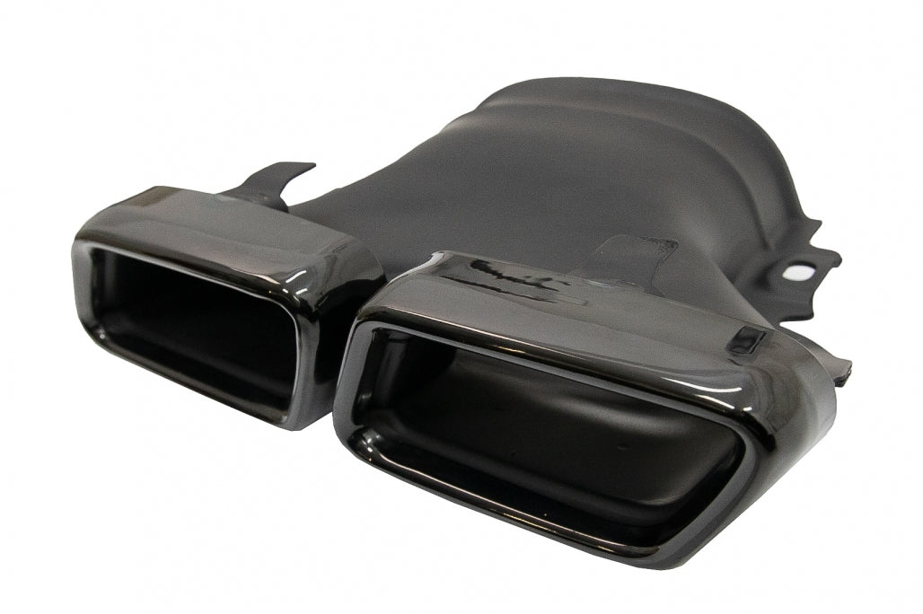 Exhaust Muffler Tips E63 Design Black for Mercedes E-Class W213  GLC X253 C253 (2015–Up)