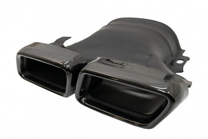 Exhaust Muffler Tips E63 Design Black for Mercedes E-Class W213  GLC X253 C253 (2015–Up)
