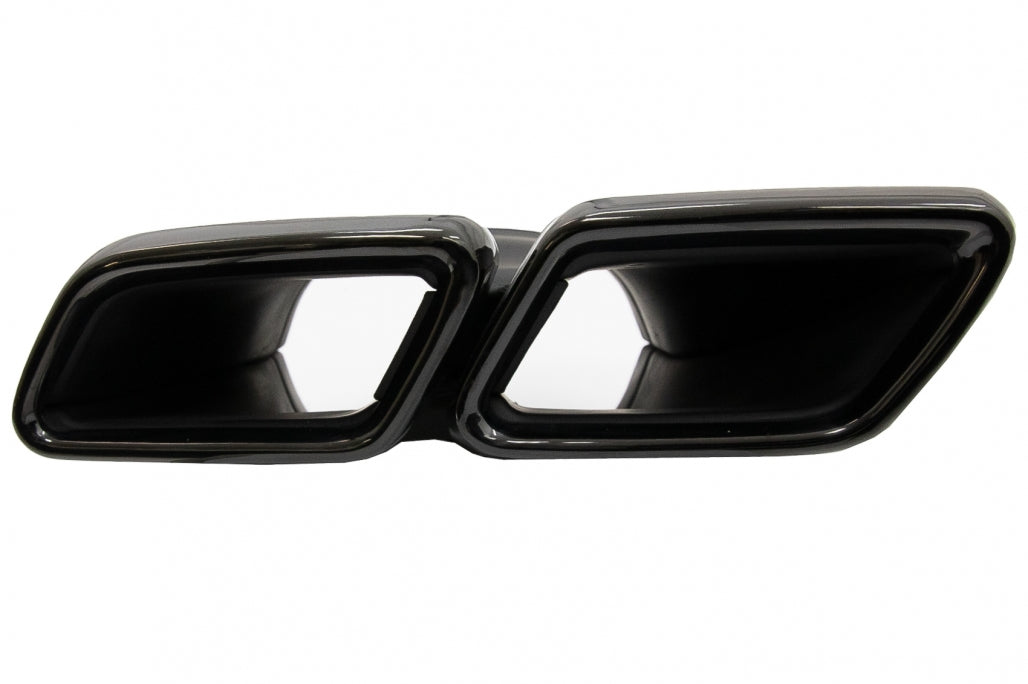 Exhaust Muffler Tips E63 Design Black for Mercedes E-Class W213  GLC X253 C253 (2015–Up)
