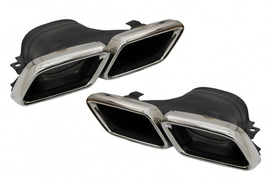 Exhaust Muffler Tips E63 Design Chrome for Mercedes E-Class W213  GLC X253 C253 (2015–Up)