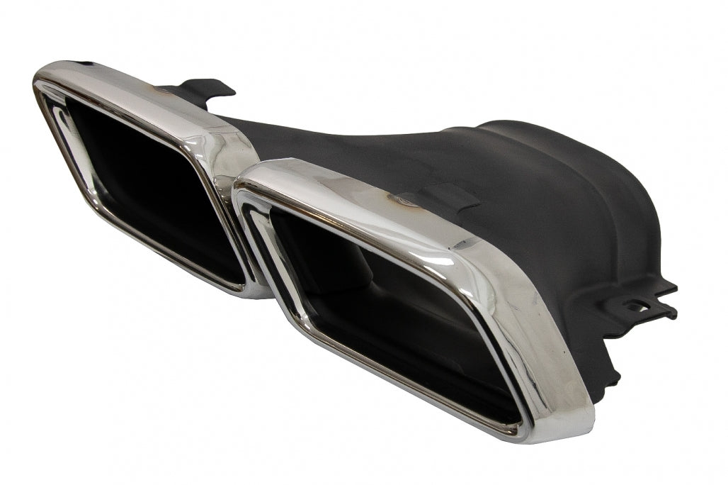 Exhaust Muffler Tips E63 Design Chrome for Mercedes E-Class W213  GLC X253 C253 (2015–Up)