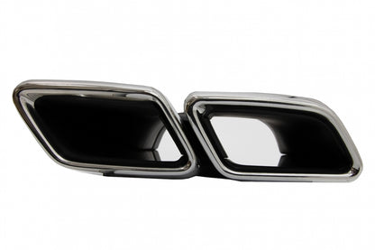 Exhaust Muffler Tips E63 Design Chrome for Mercedes E-Class W213  GLC X253 C253 (2015–Up)