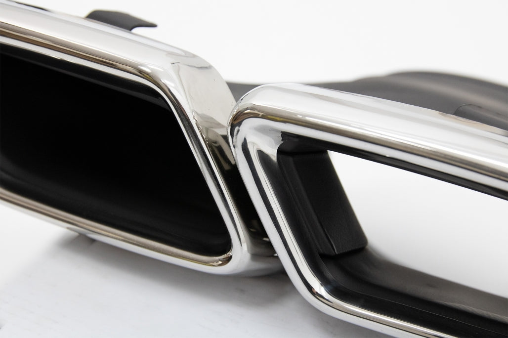 Exhaust Muffler Tips E63 Design Chrome for Mercedes E-Class W213  GLC X253 C253 (2015–Up)