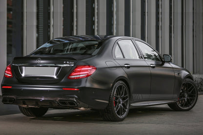 Exhaust Muffler Tips E63 S Design Black for Mercedes E-Class W213  GLC X253 C253 (2015–Up)
