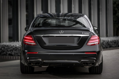 Exhaust Muffler Tips E63 S Design Black for Mercedes E-Class W213  GLC X253 C253 (2015–Up)