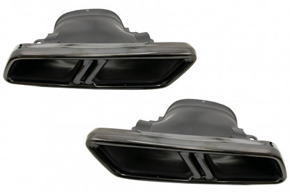 Exhaust Muffler Tips E63 S Design Black for Mercedes E-Class W213  GLC X253 C253 (2015–Up)