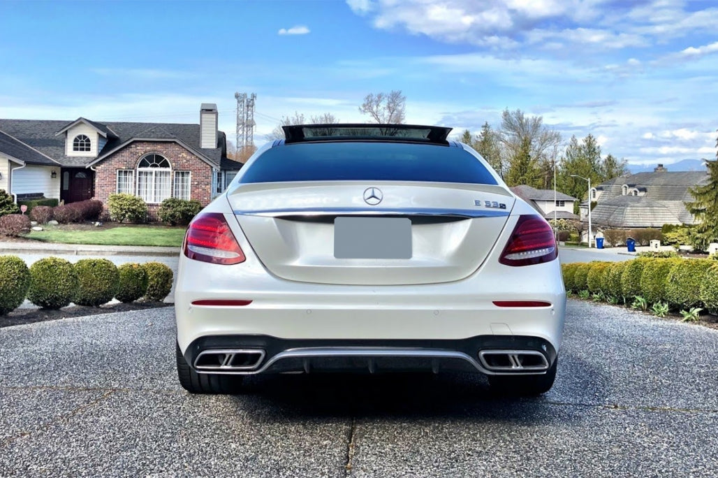 Exhaust Muffler Tips E63 S Design Chrome for Mercedes E-Class W213  GLC X253 C253 (2015–Up)