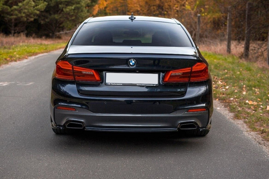Exhaust Muffler Tips M-Tech Sport Black for BMW 5 Series G30 G31 F10 F11 LCI & 6 Series G32 (2010–Up)