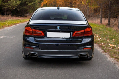 Exhaust Muffler Tips M-Tech Sport Black for BMW 5 Series G30 G31 F10 F11 LCI & 6 Series G32 (2010–Up)