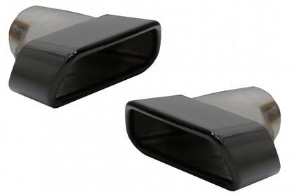 Exhaust Muffler Tips M-Tech Sport Black for BMW 5 Series G30 G31 F10 F11 LCI & 6 Series G32 (2010–Up)