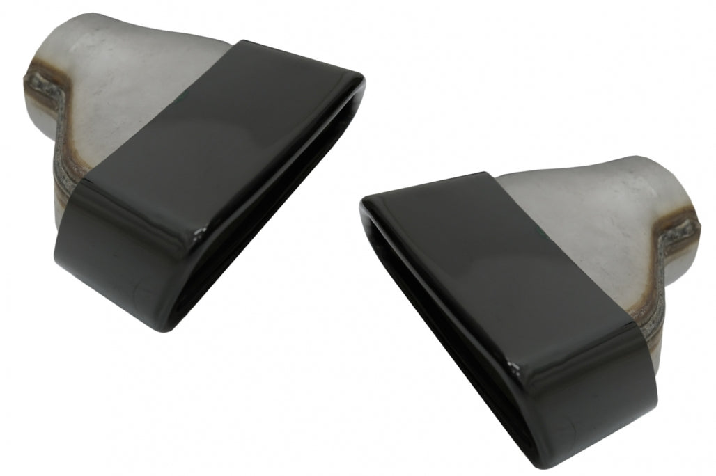 Exhaust Muffler Tips M-Tech Sport Black for BMW 5 Series G30 G31 F10 F11 LCI & 6 Series G32 (2010–Up)