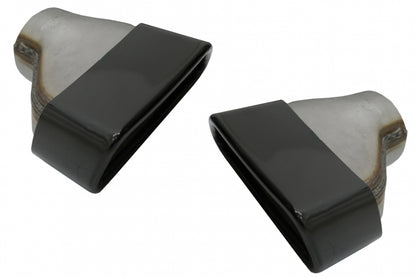Exhaust Muffler Tips M-Tech Sport Black for BMW 5 Series G30 G31 F10 F11 LCI & 6 Series G32 (2010–Up)