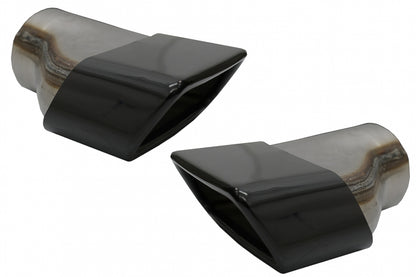 Exhaust Muffler Tips M-Tech Sport Black for BMW 5 Series G30 G31 F10 F11 LCI & 6 Series G32 (2010–Up)