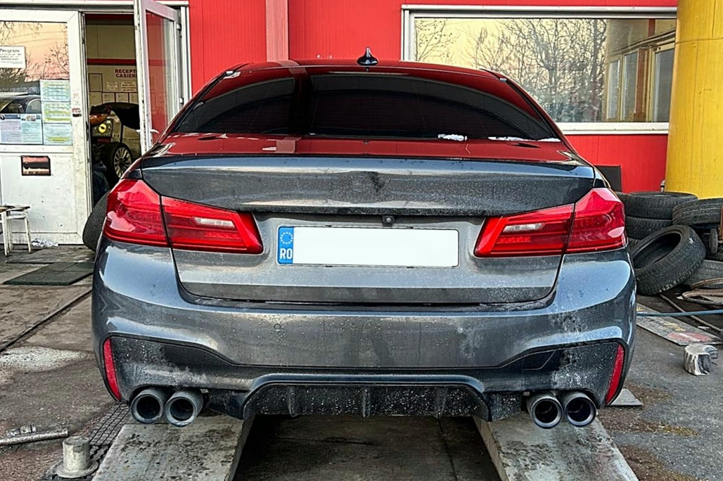 Exhaust Muffler Tips M5 Design Black for BMW 5 Series G30 G31 G38 & 6 Series G32 (2016–2020)