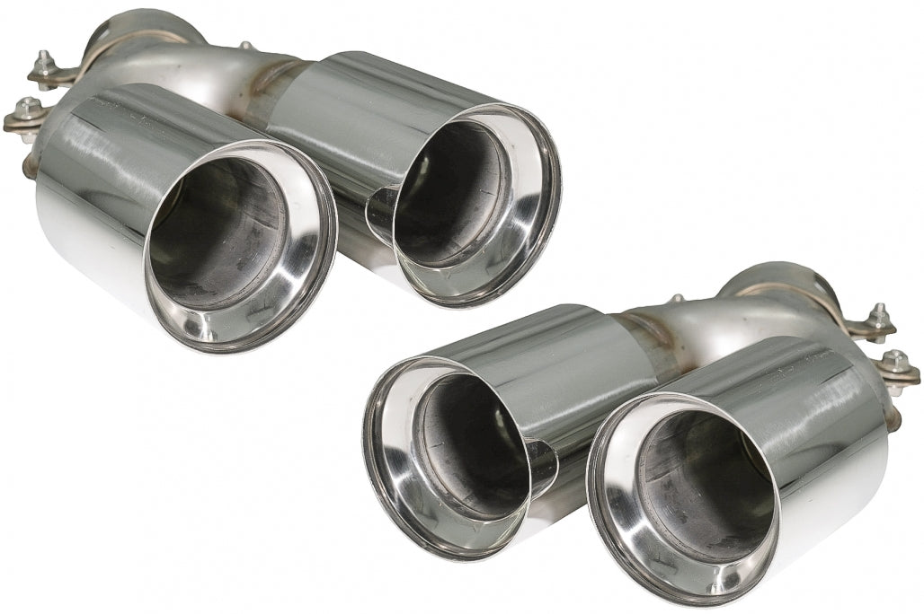 Exhaust Muffler Tips M5 Design Chrome for BMW 5 Series G30 G31 G38 & 6 Series G32 (2016–2020)