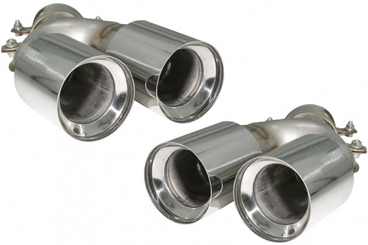 Exhaust Muffler Tips M5 Design Chrome for BMW 5 Series G30 G31 G38 & 6 Series G32 (2016–2020)