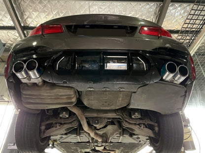 Exhaust Muffler Tips M5 LCI Chrome Twin Outlet for BMW 5 Series F10 F11 (2011–2017)