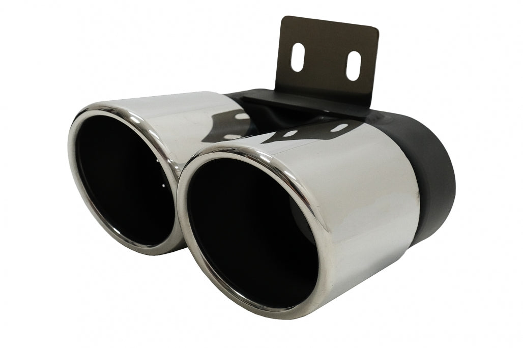 Exhaust Muffler Tips M5 LCI Chrome Twin Outlet for BMW 5 Series F10 F11 (2011–2017)