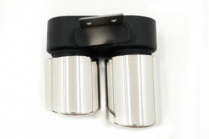 Exhaust Muffler Tips M5 LCI Chrome Twin Outlet for BMW 5 Series F10 F11 (2011–2017)
