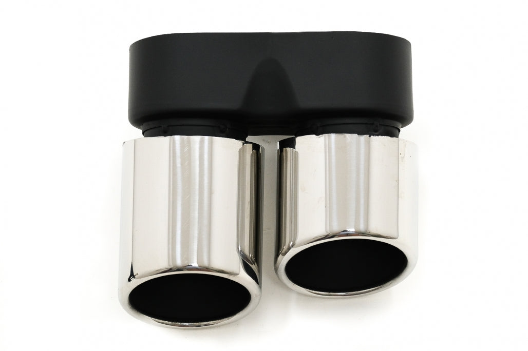 Exhaust Muffler Tips M5 LCI Chrome Twin Outlet for BMW 5 Series F10 F11 (2011–2017)