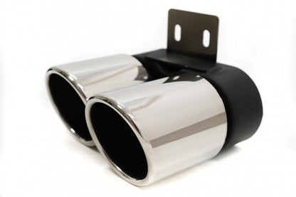 Exhaust Muffler Tips M5 LCI Chrome Twin Outlet for BMW 5 Series F10 F11 (2011–2017)