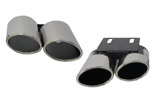 Exhaust Muffler Tips Tail Pipes Audi A3 8V S3 Quad Design – left & right set