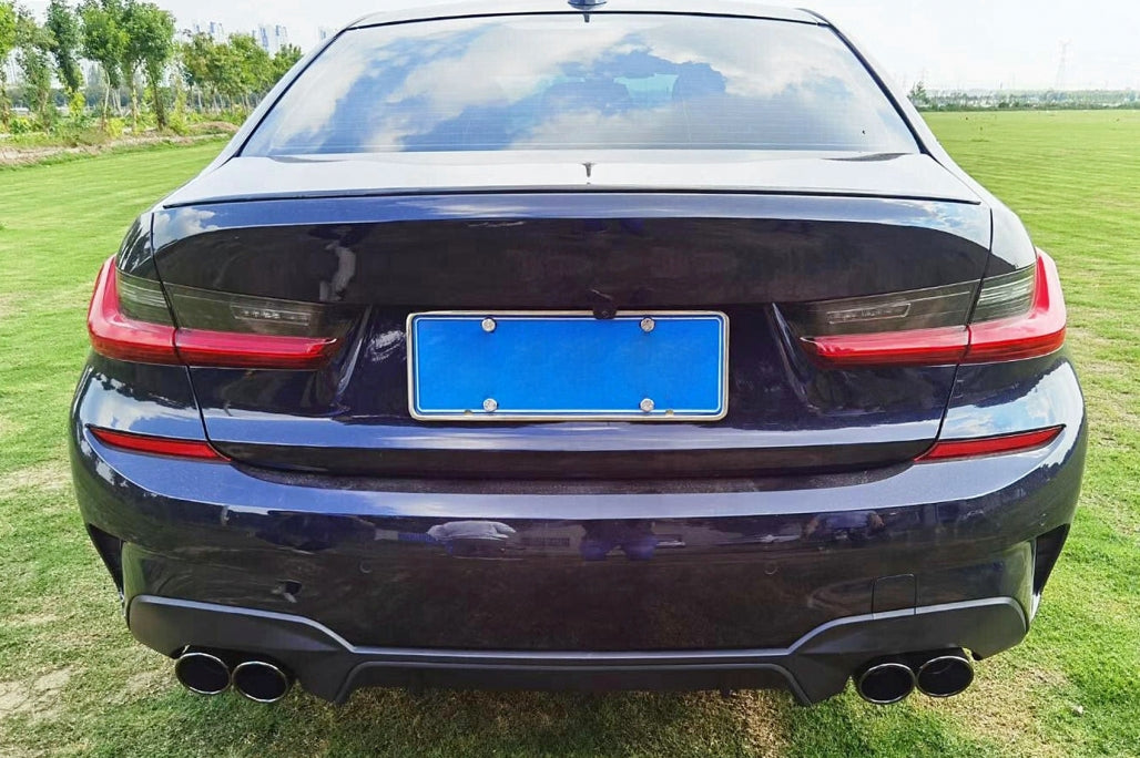 Exhaust Muffler Tips Titanium Black for BMW 3 Series G20 G28 M Sport (2019–Up)