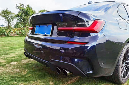 Exhaust Muffler Tips Titanium Black for BMW 3 Series G20 G28 M Sport (2019–Up)