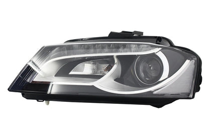 Facelift Design LED DRL Headlights Black for Audi A3 8P / 8P1 / 8PA (2009–2012)