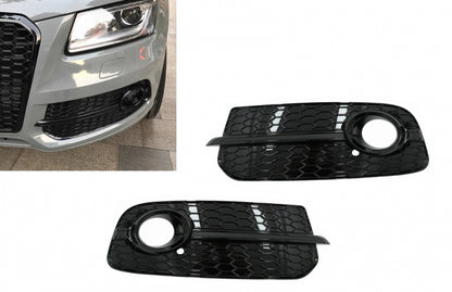 Fog Lamp Covers RS Design Full Black for Audi Q5 8R Facelift (2012–2016)