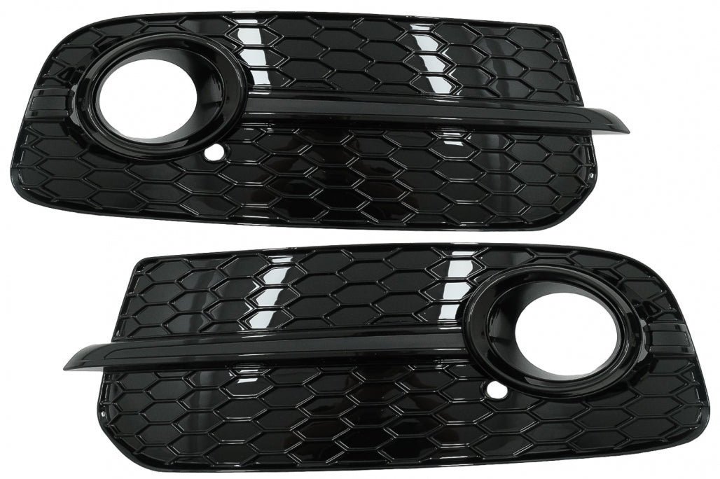 Fog Lamp Covers RS Design Full Black for Audi Q5 8R Facelift (2012–2016)