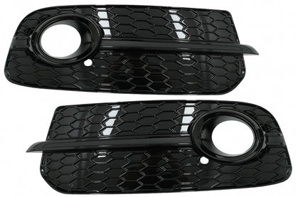 Fog Lamp Covers RS Design Full Black for Audi Q5 8R Facelift (2012–2016)