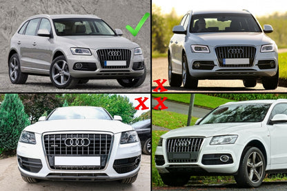Fog Lamp Covers RS Design Full Black for Audi Q5 8R Facelift (2012–2016)