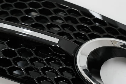 Fog Lamp Covers Side Grilles RS Design Piano Black Chrome for Audi Q5 8R (2008–2011)