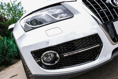 Fog Lamp Covers Side Grilles RS Design Piano Black Chrome for Audi Q5 8R (2008–2011)