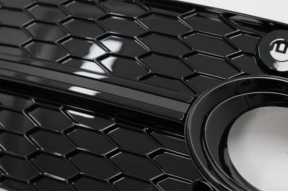 Fog Lamp Covers Side Grilles RS Design Piano Black for Audi Q3 8U (2011–2014)