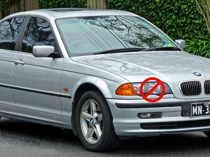 Fog Light Holder Covers M3 M-Technik M-Sport Design for BMW 3 Series E46 (1998–2005)