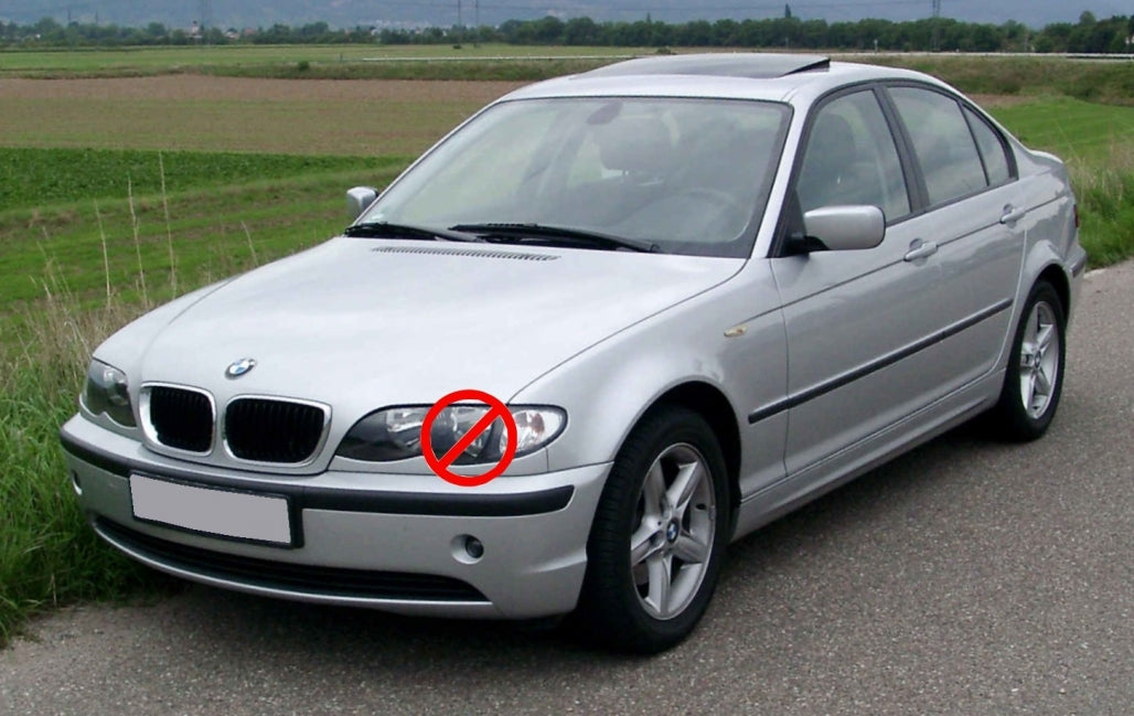 Fog Light Holder Covers M3 M-Technik M-Sport Design for BMW 3 Series E46 (1998–2005)