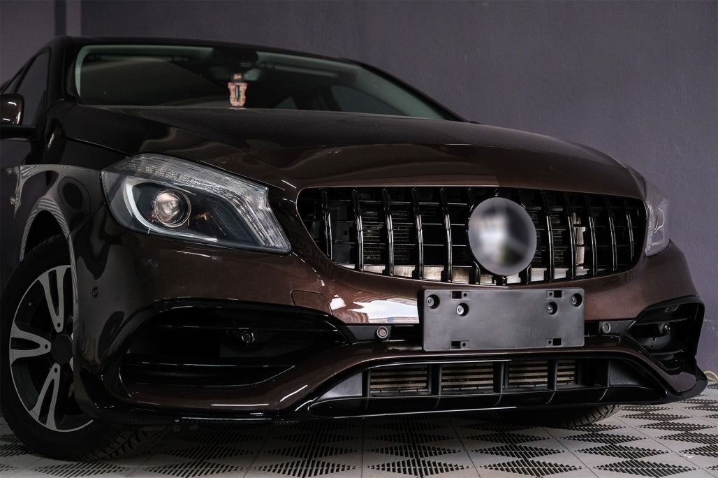 Front Bumper A45 Design Facelift Look for Mercedes A-Class W176 (2012–2018)