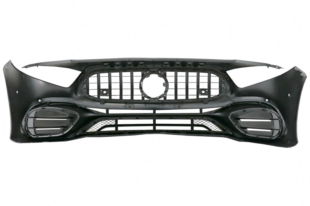 Front Bumper A45 Design with Panamericana Grille for Mercedes A-Class W177 V177 (2018–2022)