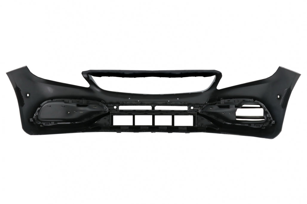 Front Bumper A45 Design with Side Decals Dark Grey for Mercedes A-Class W176 (2012–2018)