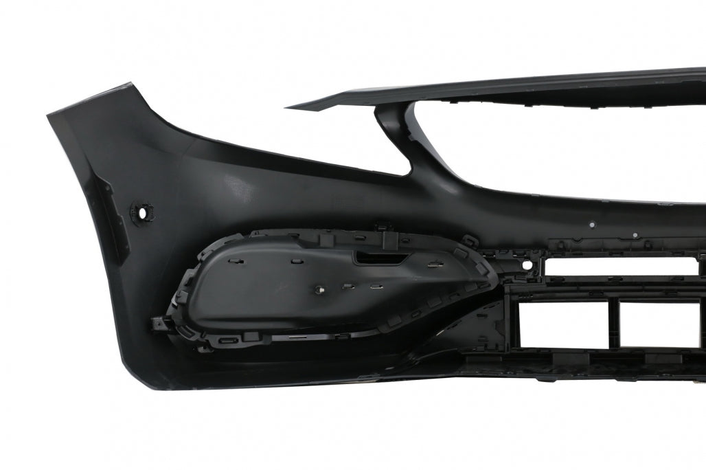 Front Bumper A45 Design with Side Decals Dark Grey for Mercedes A-Class W176 (2012–2018)