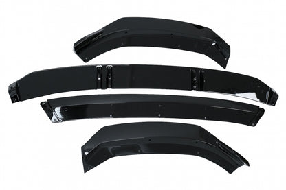 Front Bumper Add-On Spoiler Lip compatible with Audi A3 8V Facelift S-Line (2017-up) Piano Black