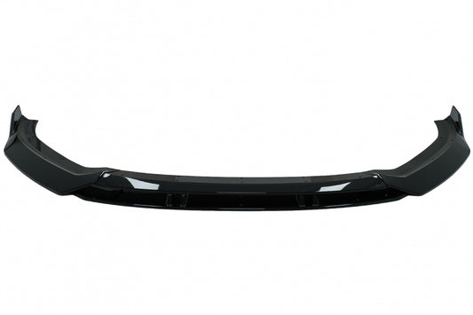 Front Bumper Add-On Spoiler Lip compatible with Audi A3 8V Facelift S-Line (2017-up) Piano Black