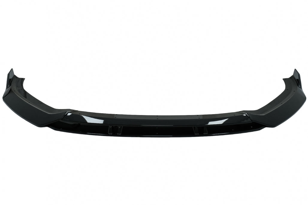 Front Bumper Add-On Spoiler Lip compatible with Audi A3 8V Facelift S-Line (2017-up) Piano Black
