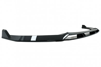 Front Bumper Add-On Spoiler Lip compatible with Audi A3 8V Facelift S-Line (2017-up) Piano Black