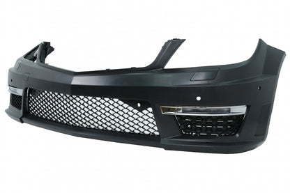 Front Bumper C63 Design for Mercedes C-Class W204 S204 C204 (2007–2015)