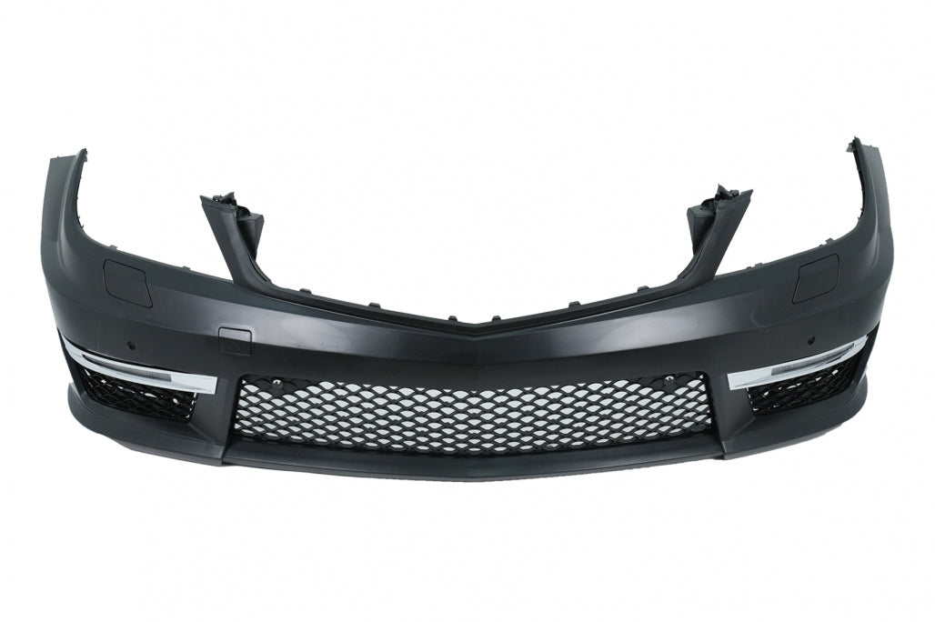 Front Bumper C63 Design for Mercedes C-Class W204 S204 C204 (2007–2015)