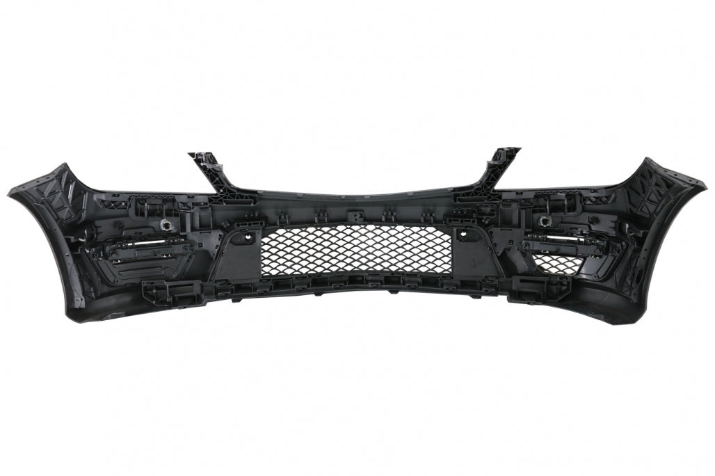 Front Bumper C63 Facelift Look with GT-R Panamericana Grille Piano Black for Mercedes C-Class W204 S204 (2007–2015)